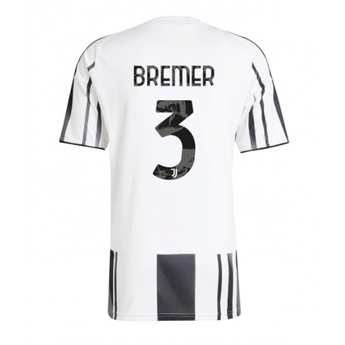 Juventus Gleison Bremer #3 Primera Equipación 2025-26 Manga Corta